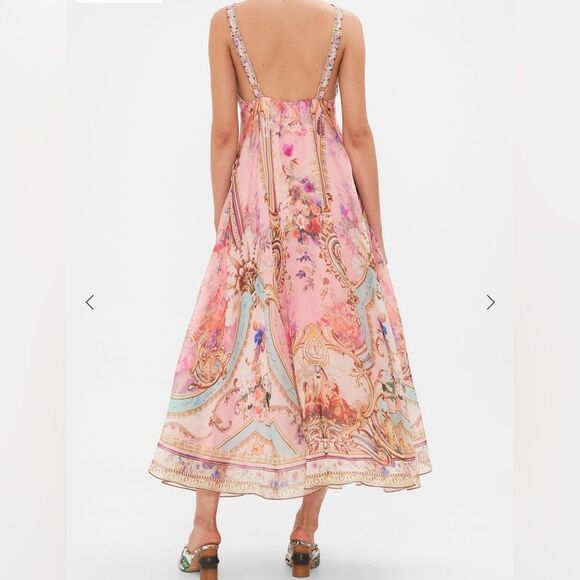 16 NWT 1000.00 CAMILLA Plunge Neck Maxi Dress
Letters From The Pink Room Size XS - Picture 3 of 8